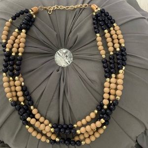 Beaded multi colored necklace
